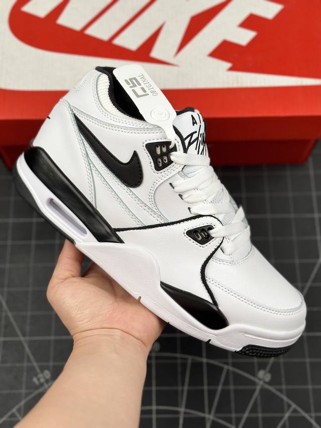 核心私 公司级耐克nike Air Flight 89男子运动鞋 Aj4兄弟款 缓震篮球鞋 重塑80年代后期非凡篮球战靴的经典风范 利落皮革结构搭载卓越缓震系统