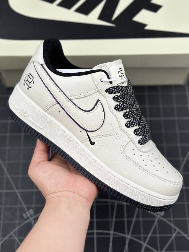 核心私 公司级卫冕冠军联名款 Reigning Champ X Nike Air Force 1 '07 满天星低帮空军一号休闲板鞋 定制皮料 3M反光 原楦原