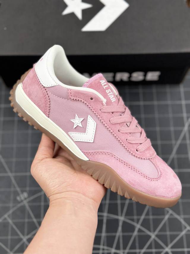 核心私 Converse Run Star Trainer 匡威德训复古鞋 柳智敏同款 美式复古风格和多巴胺色彩碰撞的新尝试 升级脚感 更软更舒适 生胶鞋底 适