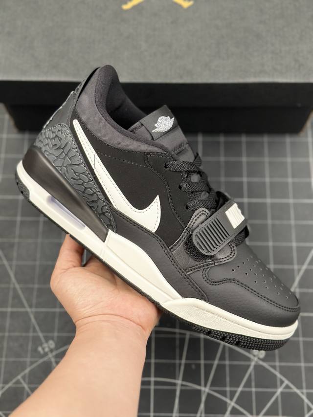 核心私 Air Jordan Legacy 312 Low 低帮 黑白 Aj312 乔丹312代 乔丹篮球鞋系列 号称 “最强三合一” 的air Jordan