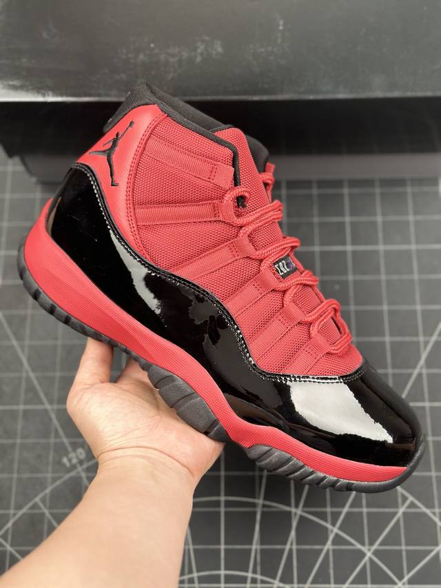 核心私 公司级air Jordan 11 Retro 耐克迈克尔 乔丹aj11代复古中帮文化休闲运动篮球鞋 原厂档案开模大底 共3层贴合工艺 三层中间加入海玻璃