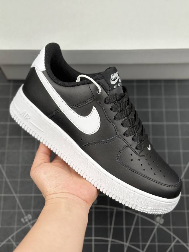 核心私 Nike Air Force 1 Low 07 黑白 空军一号低帮休闲运动板鞋 原楦头原纸板 打造纯正低帮空军版型 专注外贸渠道 全掌内置蜂窝气垫 原盒