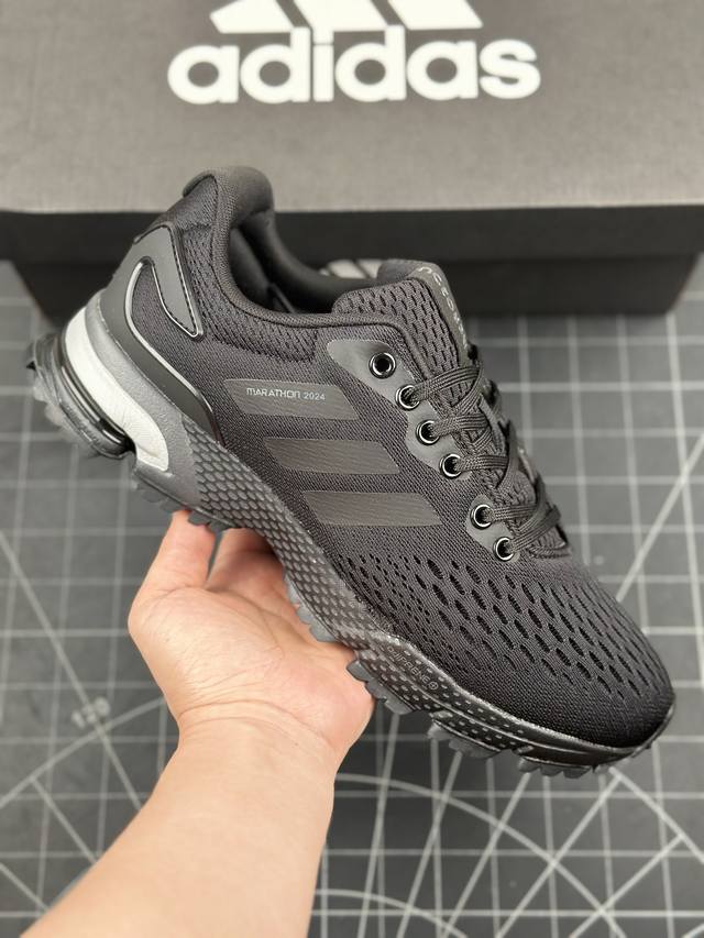 核心私 阿迪达斯adidas Sports Life Shoes织物减震防滑耐磨透气 低帮跑步鞋 马拉松贾卡轻质透气休闲运动跑鞋登山鞋 鞋底搭载continen