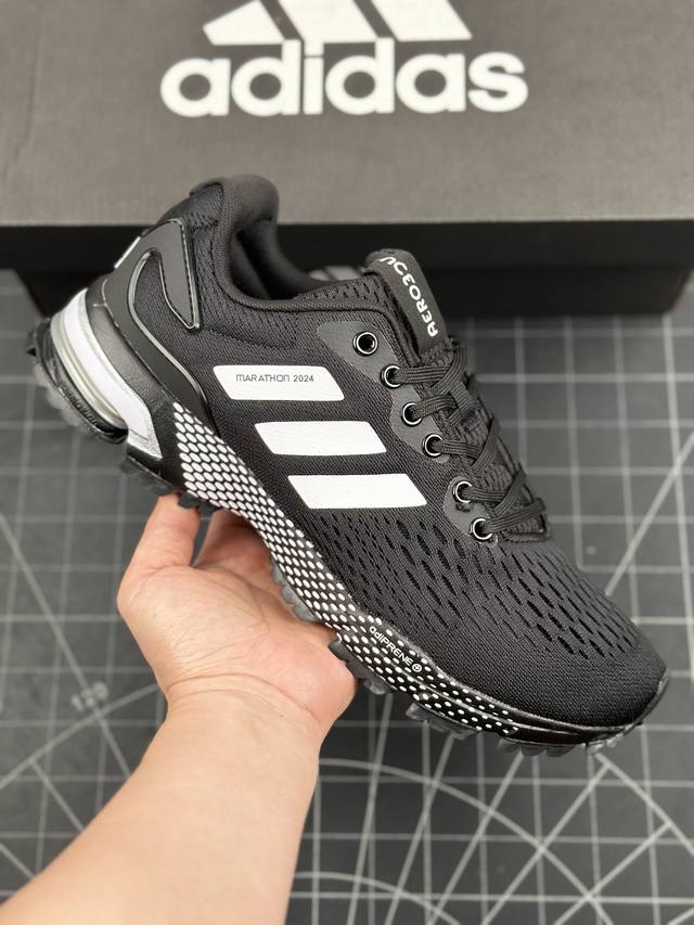 核心私 阿迪达斯adidas Sports Life Shoes织物减震防滑耐磨透气 低帮跑步鞋 马拉松贾卡轻质透气休闲运动跑鞋登山鞋 鞋底搭载continen