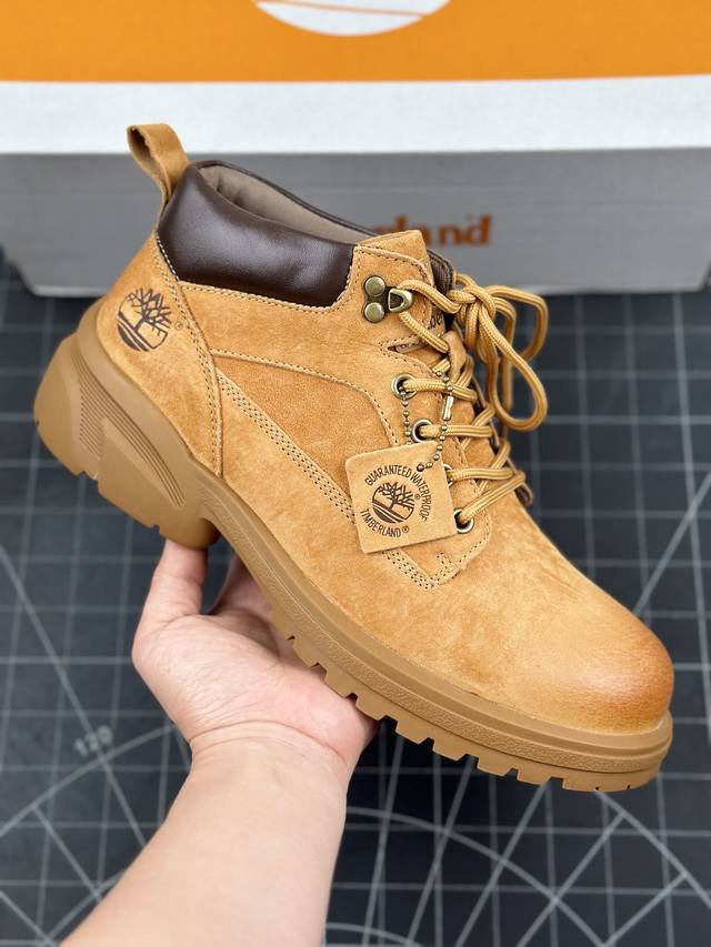 核心私 新货#Timberland添柏岚 天伯伦户外中帮休闲马丁靴系列 广东大厂品质 原盒原包装 面料采用意大利顶级磨砂细纹牛皮 搭配防臭防腐真皮乳胶鞋垫 给您