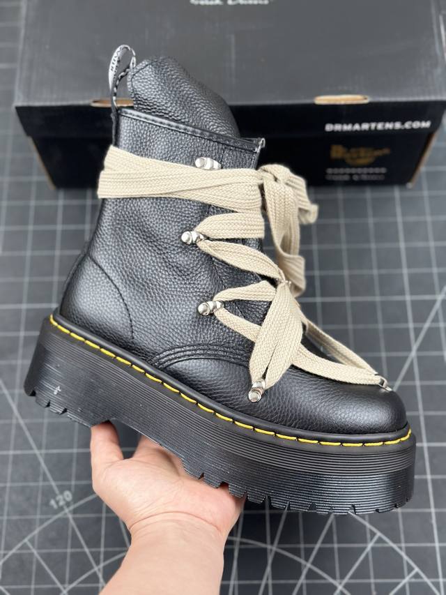 核心私 经典万年青款式，著名工鞋品牌-马汀博士dr. Martens Sinclair 8 Eye Boots 辛克莱尔高帮1462系列可拆卸前拉链八孔工装厚底