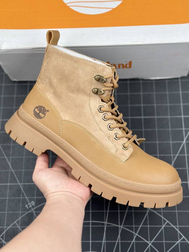 核心私 新货#Timberland添柏岚 天伯伦户外高帮休闲马丁靴系列 #广东大厂品质 原盒原包装 #24Ss新款包头鞋底款式设计 时尚潮流搭配 面料采用意大利