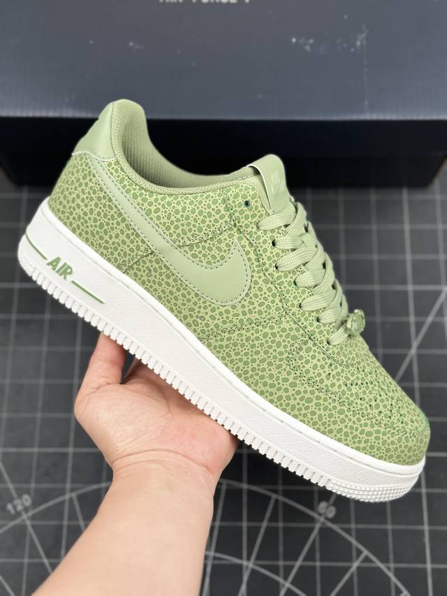 核心私 Air Force 1 '07 Prm 石斑纹绿色 空军一号低帮运动休闲板鞋 原楦头原纸板 打造纯正空军版型 #专注外贸渠道 全掌内置蜂窝气垫 #原盒配