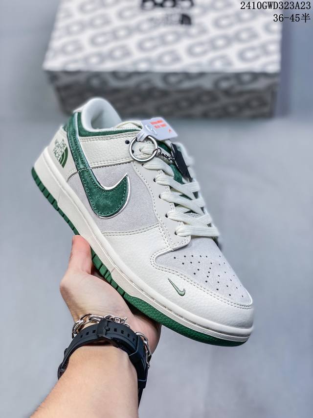 海外爆款限量发售！公司级 Nike SB Dunk Low“斯图西联名 米白灰勾” 周年高端定制 低帮休闲板鞋 定制鞋盒 大厂纯原品质出货 超高清洁度 皮料切割