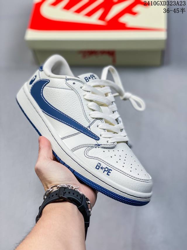 海外爆款限量发售！公司级 Travis Scott x Fragment Design x Jordan Air Jordan 1 Low OG SP “Bap