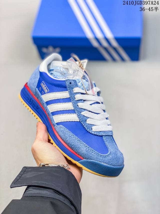 公司级Adidas 阿迪达斯三叶草SL 72 男女复古潮流休闲运动跑步鞋 货号:IG2133 尺码:36 36.5 37 38 38.5 39 40 40.5