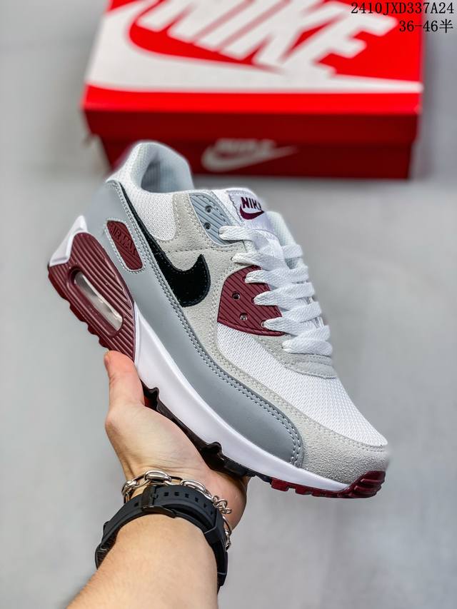 公司级Nike Air Max 90初代系列低帮复古气垫百搭休闲运动慢跑鞋 货号:HF3835- 尺码：36-46半 编码：10JXD337A24