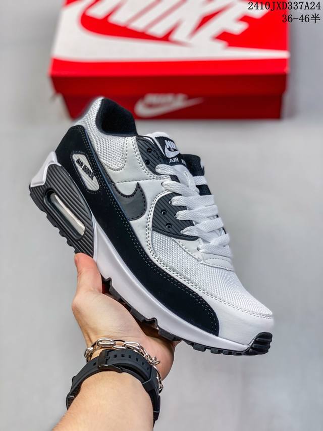 公司级Nike Air Max 90初代系列低帮复古气垫百搭休闲运动慢跑鞋 货号:HF3835- 尺码：36-46半 编码：10JXD337A24