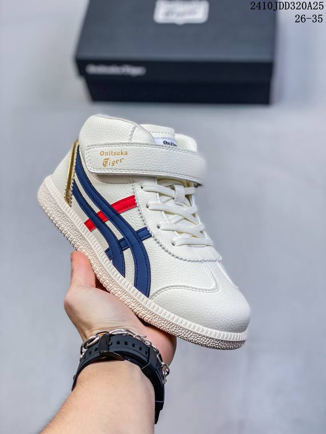 亚瑟士Onitsuka Tiger 鬼冢虎童鞋 双魔术贴款码懂得这个品牌的都不用解释，大人款一直受到欢迎和好评，童鞋魔术贴方便孩子穿着 MTJ367-ZLL 1