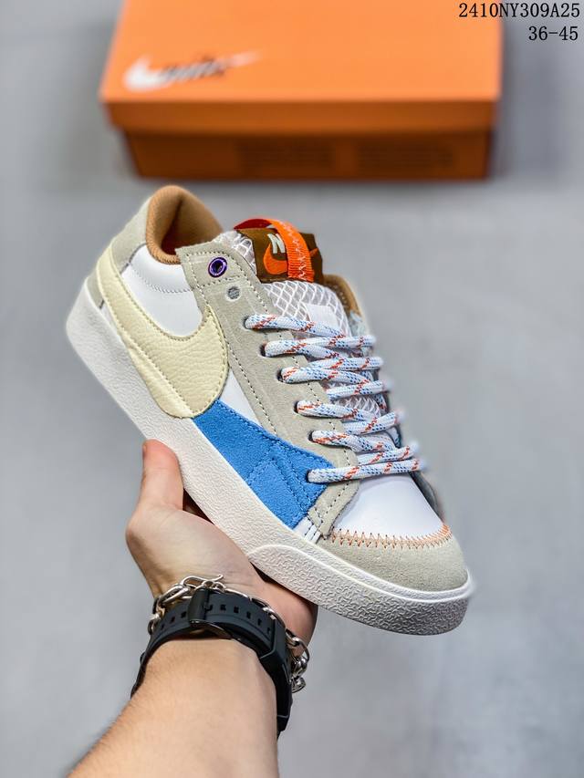 耐克Nike Blazer Mid 1977 Vintage Low经典开拓者低帮百搭休闲运动板鞋 DM7186 011 码数：36 36.5 37.5 38