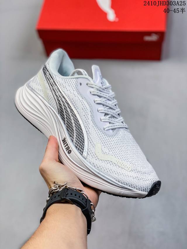 PUMA Velocity NITRO 3 轻巧舒适 网布减震防滑耐磨 低帮 训练跑步鞋 男款 40-45 10JHD303A25