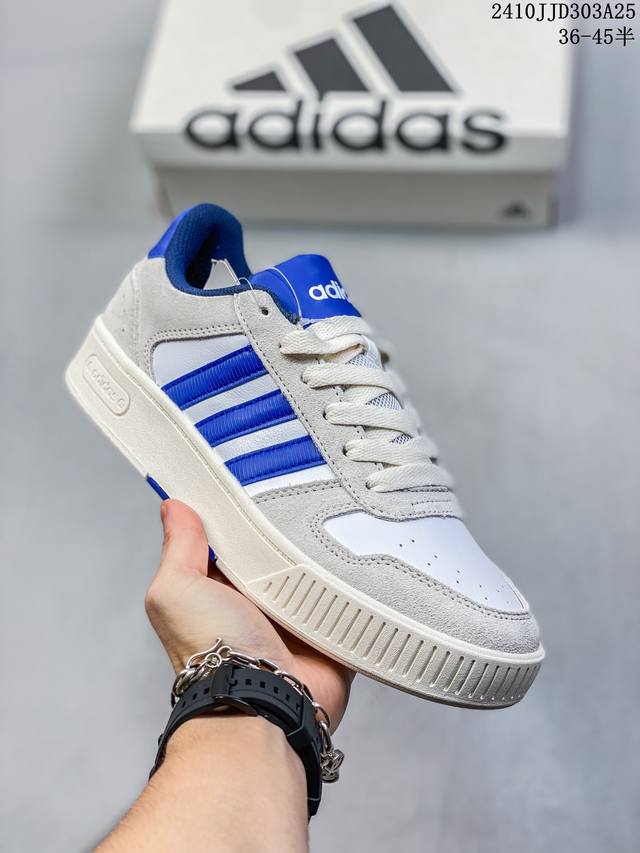 阿迪达斯Adidas Originals 学院系列 面包风经典复古低帮百搭休闲运动板鞋 货号:JR7890 尺码:如图 ID:10JJD303A25