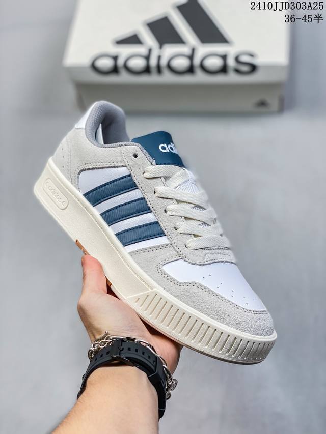 阿迪达斯Adidas Originals 学院系列 面包风经典复古低帮百搭休闲运动板鞋 货号:JR7890 尺码:如图 ID:10JJD303A25