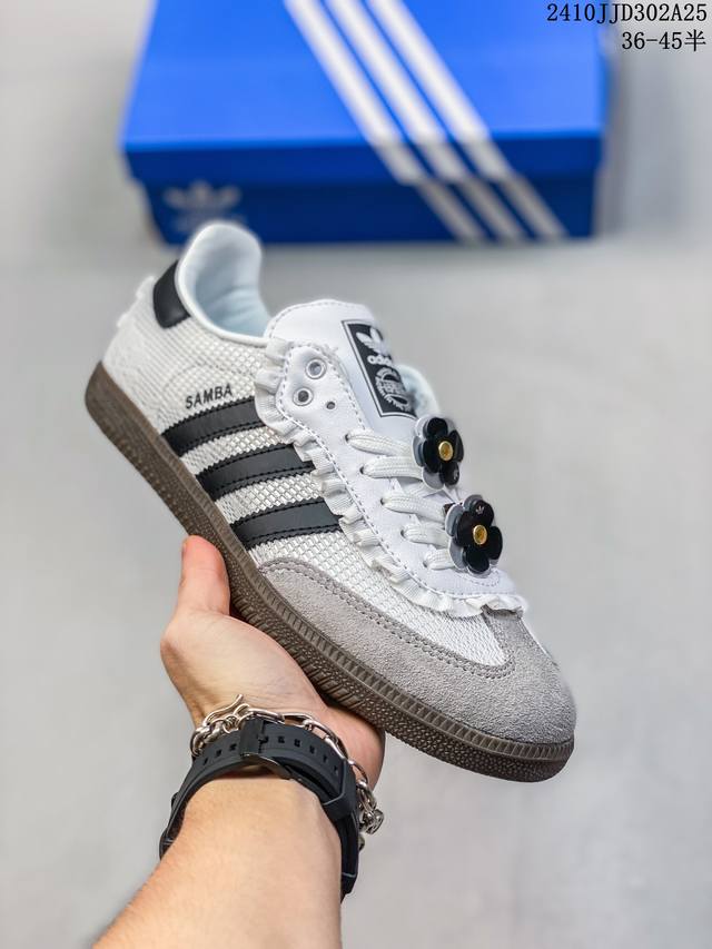 Adidas Samba OG阿迪达斯女子低帮复古德训T头运动休闲鞋 IH3371 尺码：36-45半 10JJD302A25