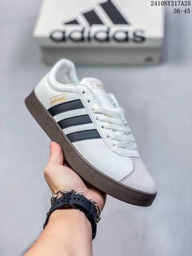 Adidas neo VI Court T头鞋男女同款乳白色低帮板鞋ID6016 尺码：36-45 编码：10NY317A25