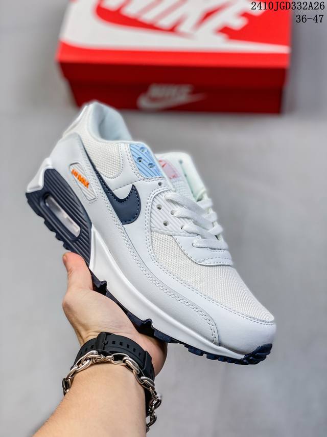 公司级Nike Air Max 90初代系列低帮复古气垫百搭休闲运动慢跑鞋 货号:HF3835- 编码：10JGD332A26