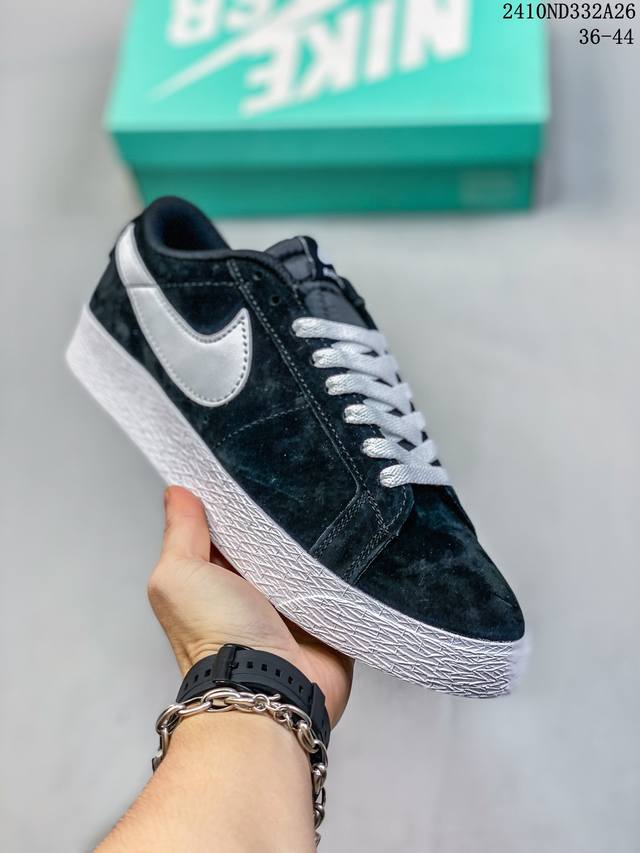 特级福利 真标带半码 耐克Nike Blazer MID77 JUMBO开拓者联名低帮休闲板鞋 尺码：36-44 编码：10ND332A26