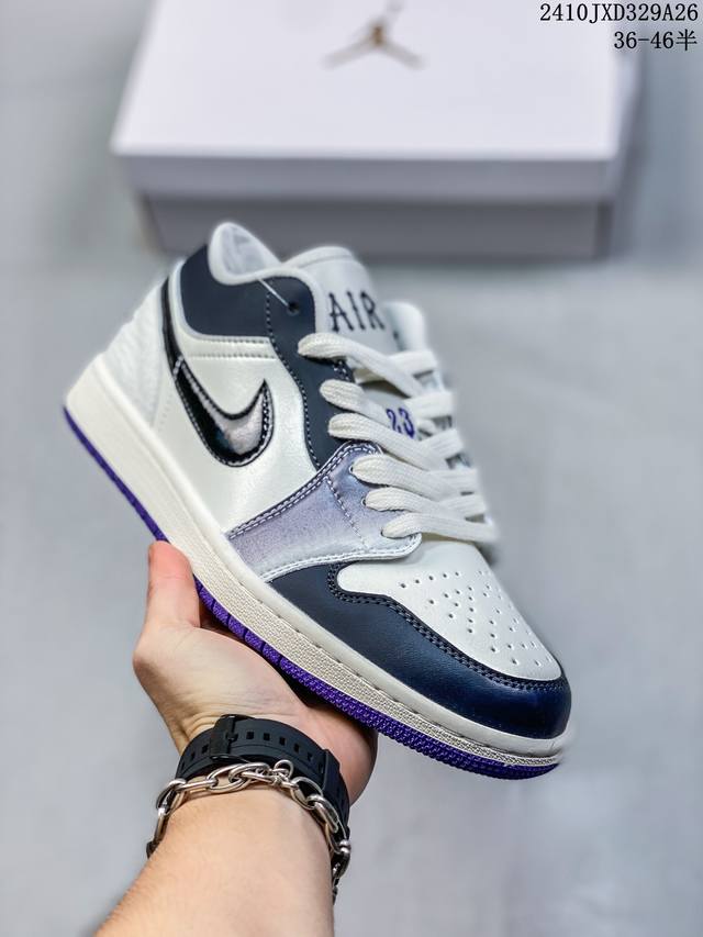 耐克 乔丹Air Jordan 1 Low AJ1 乔1 乔丹1代aj1 低帮复古文化休闲运动篮球鞋，从1985 年面世的元年款汲取设计灵感，采用简洁大方的经典