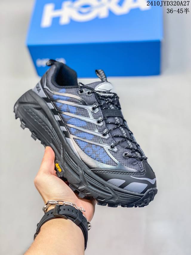 公司级HOKA MAFATE SPEED THREE 2玛法特 超轻厚底轻量山地跑步鞋 货号:1141572 尺码:36 36.5 37.5 38 38.5 3