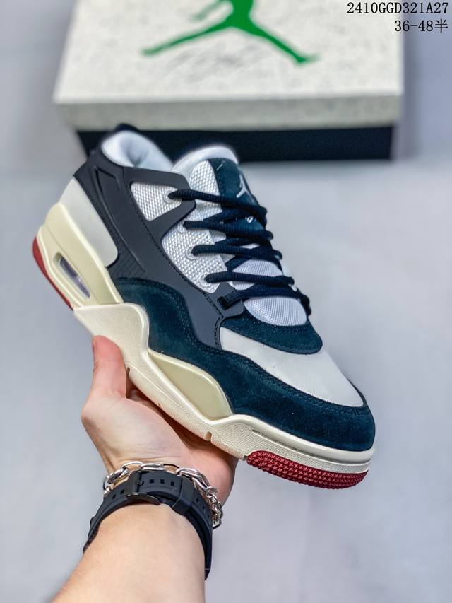 Nike Air Jordan 4 RM 防滑 低帮 复古篮球鞋 橡胶耐磨防滑大底 原档案原楦数据开发 原盒配件 原厂中底钢印 正确版本 货号:FQ7939-0