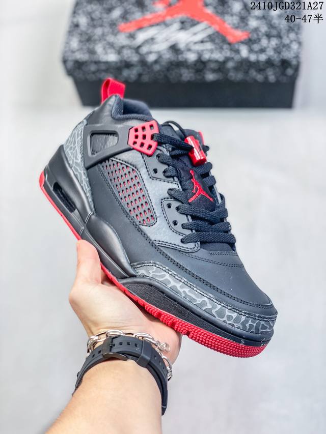 Jordan Spizike Low Bred AJ 乔丹合体元素 黑红配色 文化休闲板鞋 FQ1759-001 FQ1759-106整双鞋在 Air Jord