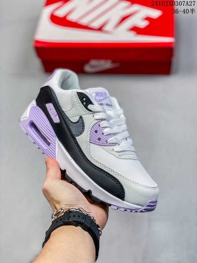 公司级Nike Air Max 90初代系列低帮复古气垫百搭休闲运动慢跑鞋 货号:HF3835- 尺码：36-40半 10JXD307A27