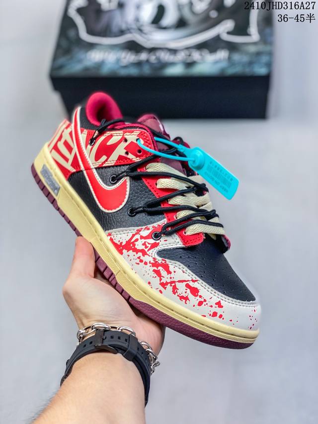 独家实拍耐克Nike SB Dunk Low Retro 扣篮系列 复古低帮休闲运动滑板板鞋 采用脚感柔软舒适ZoomAir气垫 有效吸收滑板等极限运动在落地时