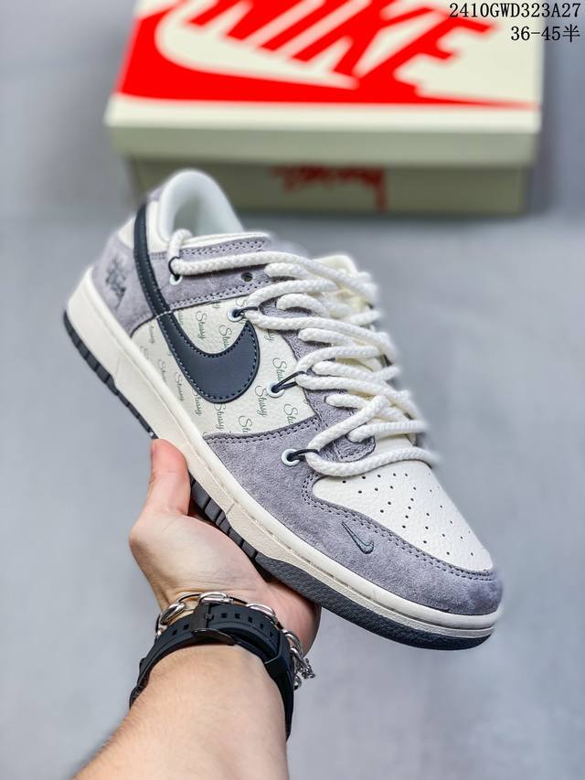 Nike SB Dunk Low“拼色红勾” 周年高端定制 低帮休闲板鞋 定制鞋盒 大厂纯原品质出货 超高清洁度 皮料切割干净无任何毛边 细节完美 货号：GJ8