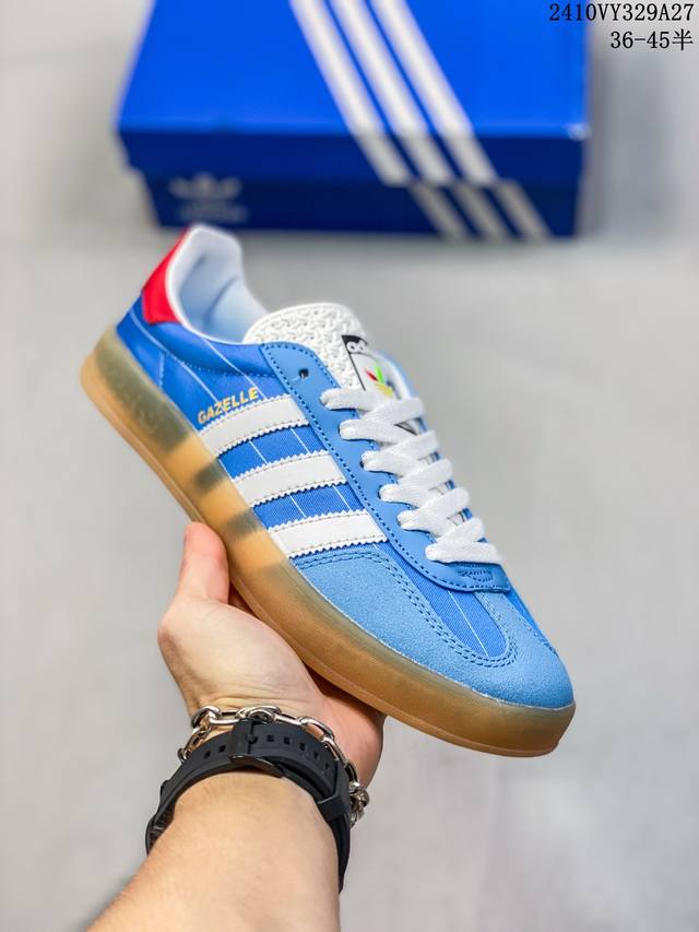 预热双十一 福利特价 adidas originals SAMBA OG W 舒适百搭 防滑耐磨 低帮 板鞋 男女同款 德训鞋 adidas Samba经典风尚