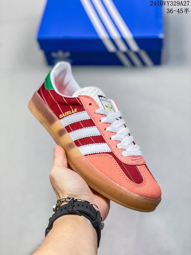 预热双十一 福利特价 adidas originals SAMBA OG W 舒适百搭 防滑耐磨 低帮 板鞋 男女同款 德训鞋 adidas Samba经典风尚