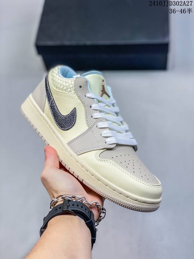 Air Jordan 1 Low AJ1乔1低帮休闲板鞋 同步官方配色 市场唯一独家打造 原鞋原档案 原厂皮料 原档冲孔鞋头 正确满胶鞋垫 四线拉帮 原厂织唛标