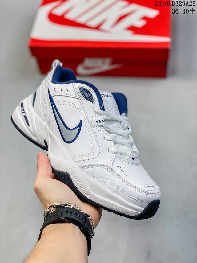 福利特价 Nike 耐克 公司级 M2K 原楦原纸版数据开发版型，原装一致粒面牛培革拼接材质鞋面性价比最高的时尚复古“爸爸鞋”耐克Nike Air Monarc