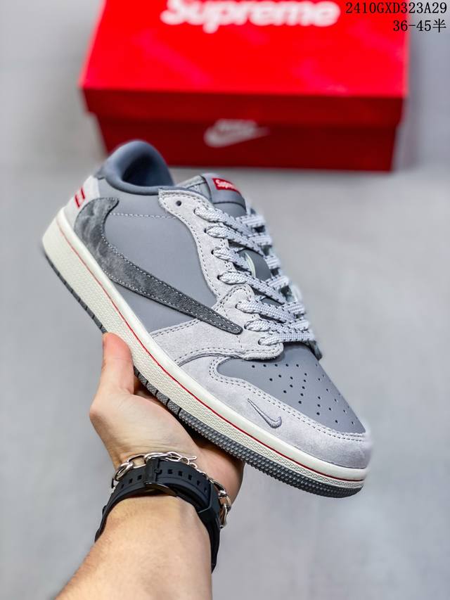 海外爆款限量发售！公司级 Nike SB Dunk Low“SUP联名 做旧黑勾” 周年高端定制 低帮休闲板鞋 定制鞋盒 大厂纯原品质出货 超高清洁度 皮料切割