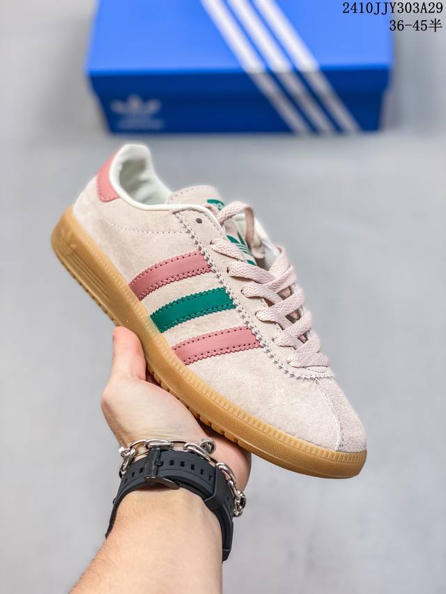 真标半码 Adidas阿迪达斯 HANDBALL SPEZIAL 复古运动休闲板鞋 Size：36-45半 10JJY303A29