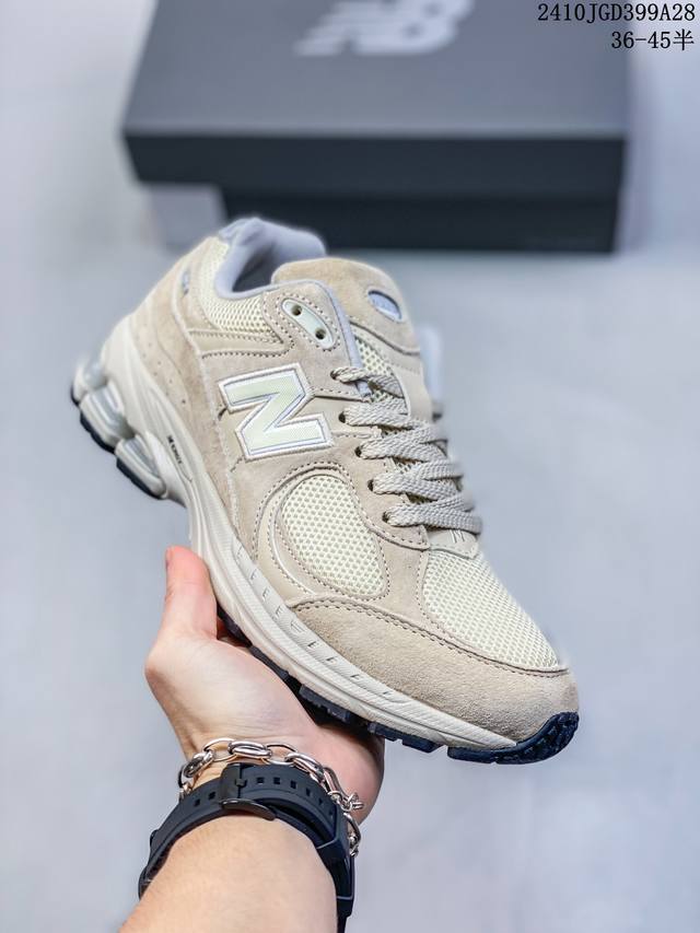 新百伦 NB New Balance ML2002系列复古老爹风休闲运动慢跑鞋 采用固色猪巴皮革拼接透气网眼织物鞋面#T-Beam大底提供足步弓支撑，保持步态稳