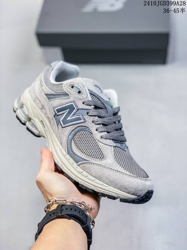 新百伦 NB New Balance ML2002系列复古老爹风休闲运动慢跑鞋 采用固色猪巴皮革拼接透气网眼织物鞋面#T-Beam大底提供足步弓支撑，保持步态稳