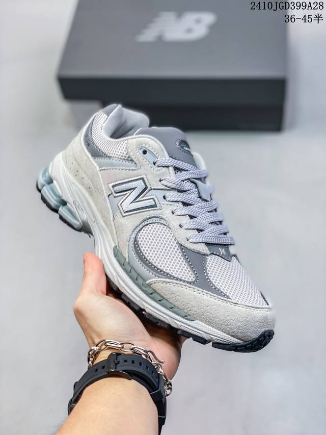 新百伦 NB New Balance ML2002系列复古老爹风休闲运动慢跑鞋 采用固色猪巴皮革拼接透气网眼织物鞋面#T-Beam大底提供足步弓支撑，保持步态稳