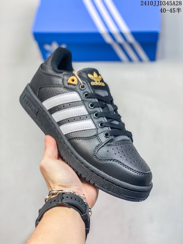 真标半码 ADIDAS阿迪达斯D-PAD CLASSIC 中性篮球运动板鞋 尺码：40-45 编码：10JJD345A29