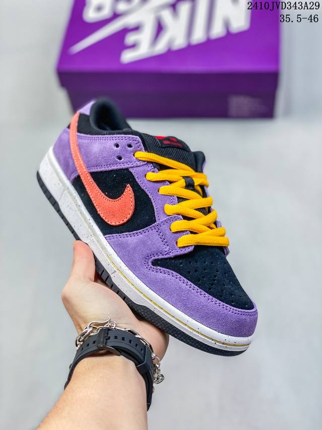 公司级带半码 耐克Nike SB Dunk Low 扣篮系列复古低帮休闲运动滑板板鞋。采用脚感柔软舒适ZoomAir气垫，有效吸收滑板等极限运动在落地时带来的冲