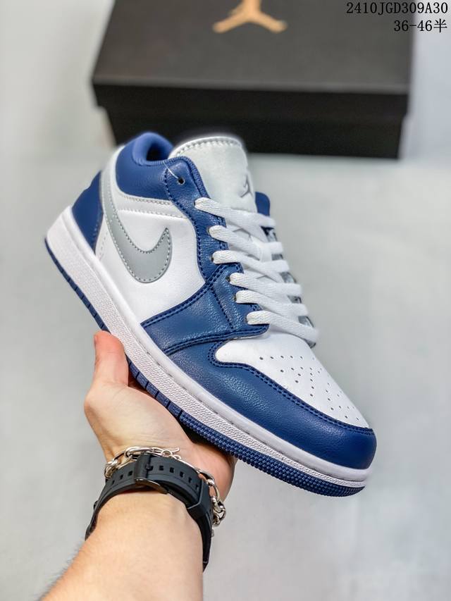 公司级Nike Air Jordan 1 Low AJ1乔1低帮休闲板鞋 同步官方配色 官方货号:553558 172 尺码:36 36.5 37.5 38 3