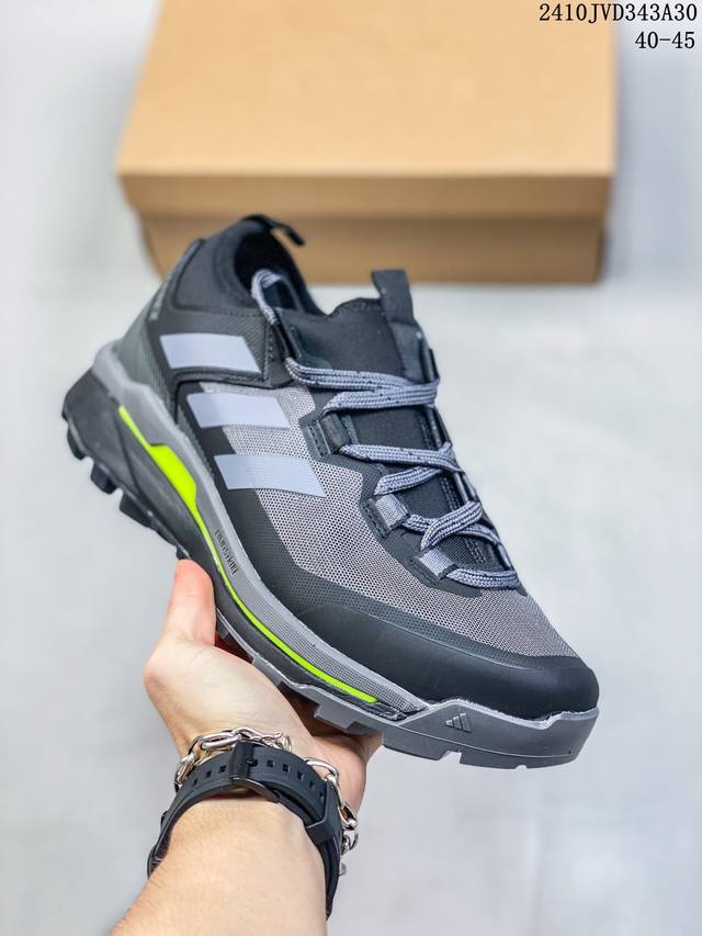 公司级Adidas阿迪达斯Terrex Skychaser Tech男子经典款户外徒步登山缓震防滑跑步鞋徒步运动鞋Adidas Terrex Skychaser