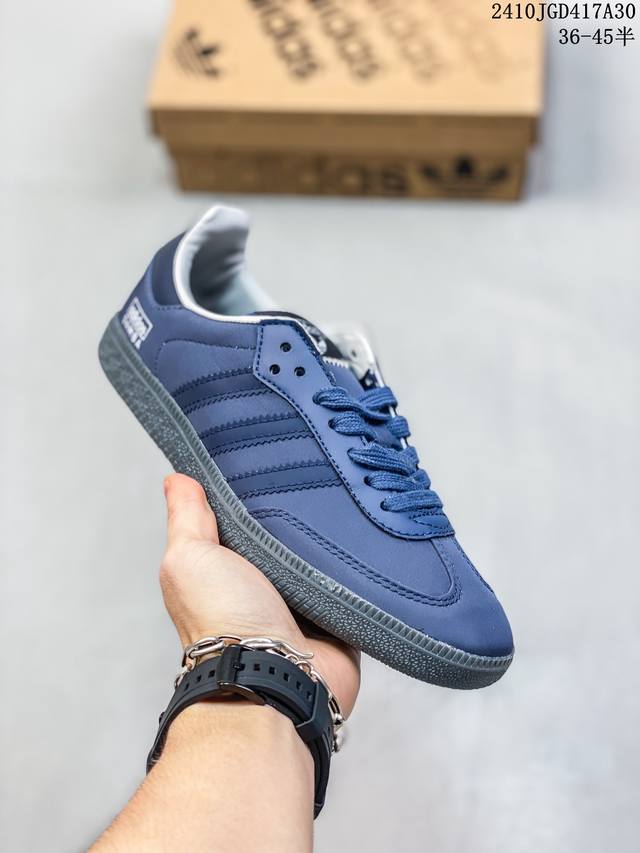 公司级阿迪达斯三叶草Adidas Originals Samba OG 桑巴舞系列绅士德训足球风百搭低帮休闲运动板鞋 36-45 尺码:36 36.5 37 3