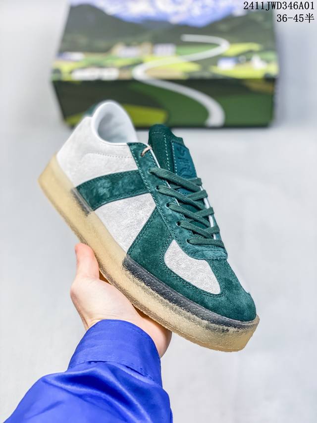 三方联名运动鞋正式登场！Ronnie Fieg主理品牌KITH x Clarks x Adidas Originals 8th Street Samba 桑巴舞