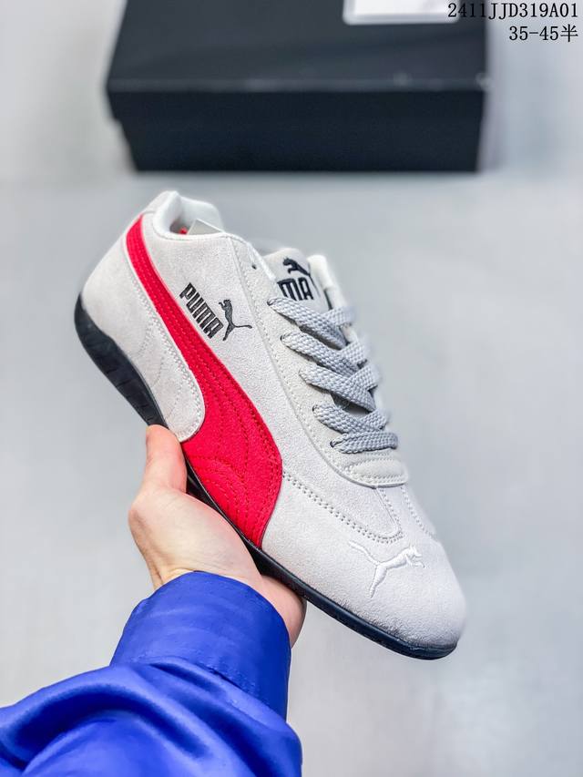 Puma Roma M Motorsport 彪马罗马阿莫尔系列低帮复古运动休闲赛车跑鞋 列 黑色 全球知名运动品牌PUMA宝马赛车系列，融合了宝马车队的标志性