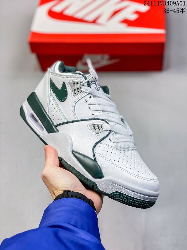 耐克Nike Air Flight 89男子运动鞋 AJ4兄弟款 缓震篮球鞋 重塑80年代后期非凡篮球战靴的经典风范 利落皮革结构搭载卓越缓震系统 重现传世经典